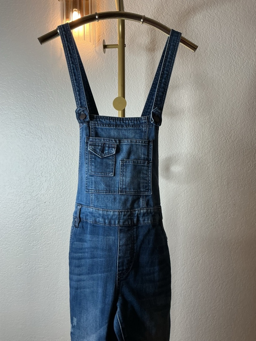 Women’s Free People Denim Overalls - Dark Blue